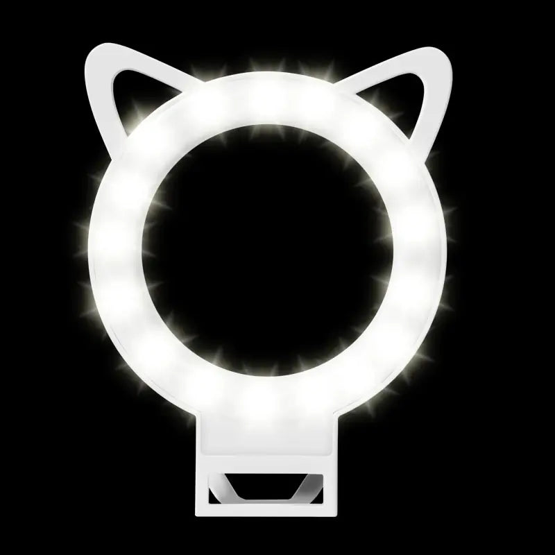 Cat Ear LED Selfie Light for Mobile Phones