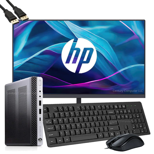 HP EliteDesk 800 G3 Mini Business Desktop Computer with 21.5" FHD Monitor PC Bundle Intel Core i7-6700 16GB RAM 512GB SSD Wi-Fi Keyboard & Mouse Windows10 Pro (Renewed) - Joomcy