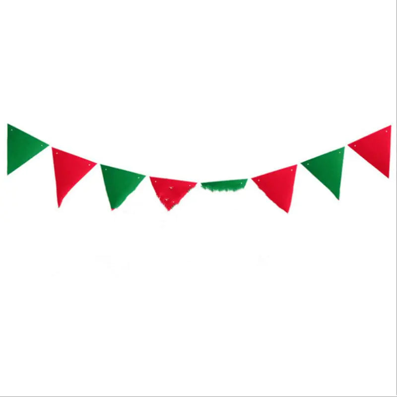 Christmas Triangle Banner Decoration with Letters - Joomcy