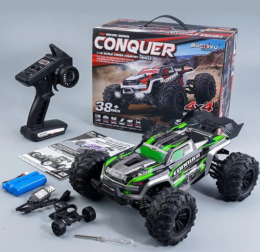 Control Car 1:16 RC Off-Road Truck with LED Lights