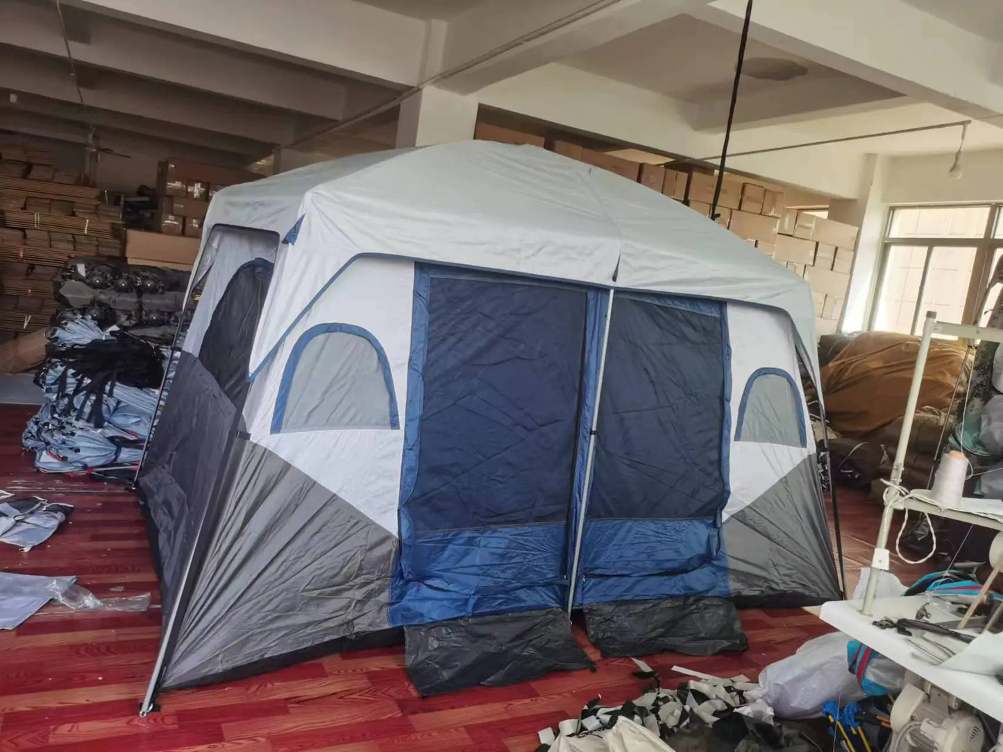 New Outdoor Two-Bedroom Camping Tent for 6-12 People - Joomcy