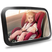 Shynerk Baby Car Mirror Safety Car Seat Mirror for Rear Facing Infant with Wide Crystal Clear View Shatterproof 360° Rotation Crash Tested and Certified
