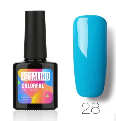ROSALIND Solid Color UV Nail Gel Polish 10ml