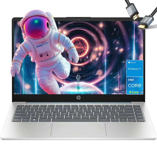 HP 14 inch Laptop Windows 11-8 Core Intel i3-N305-16GB RAM - 1TB PCIE SSD - School Laptop Student - Computadoras Laptop en oferta - Long Battery Life - 2024 - Joomcy