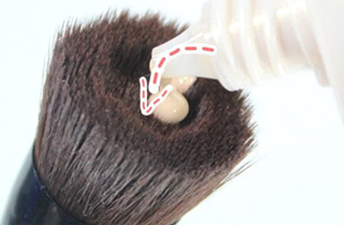 Ash Wood Contour Foundation Brush - Joomcy