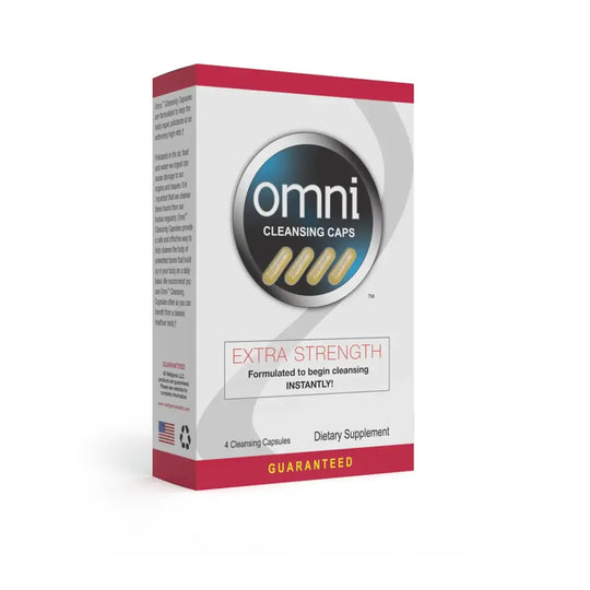 Wellgenix Omni Herbal Cleanse Detox Capsules: Fast Acting Extra Strength Detox Cleanse for Whole Body Flush Your System with Detoxifying Capsules 4 Count
