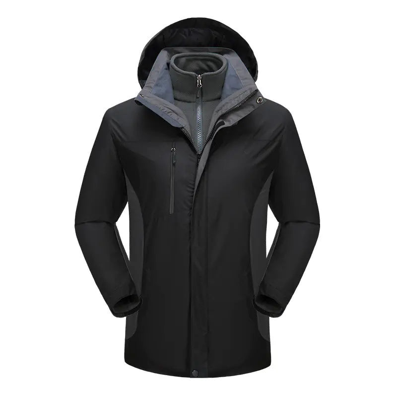 Detachable Windbreaker Jacket for Work with Printing - Joomcy