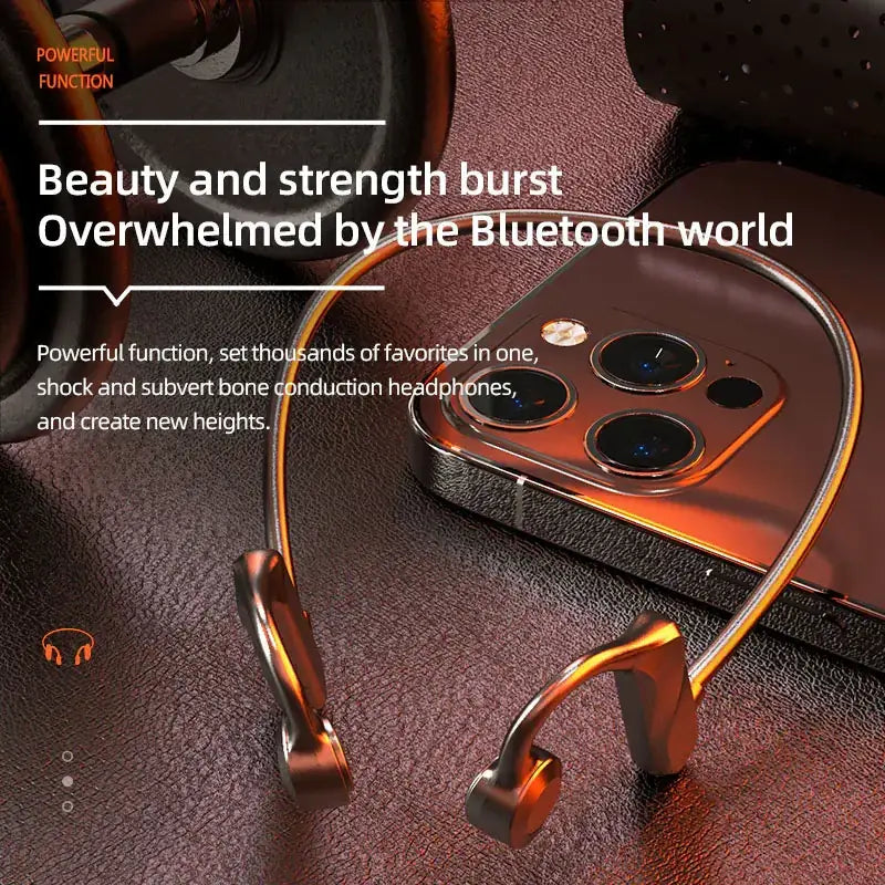 Wireless Bone Conduction Waterproof Bluetooth Headset