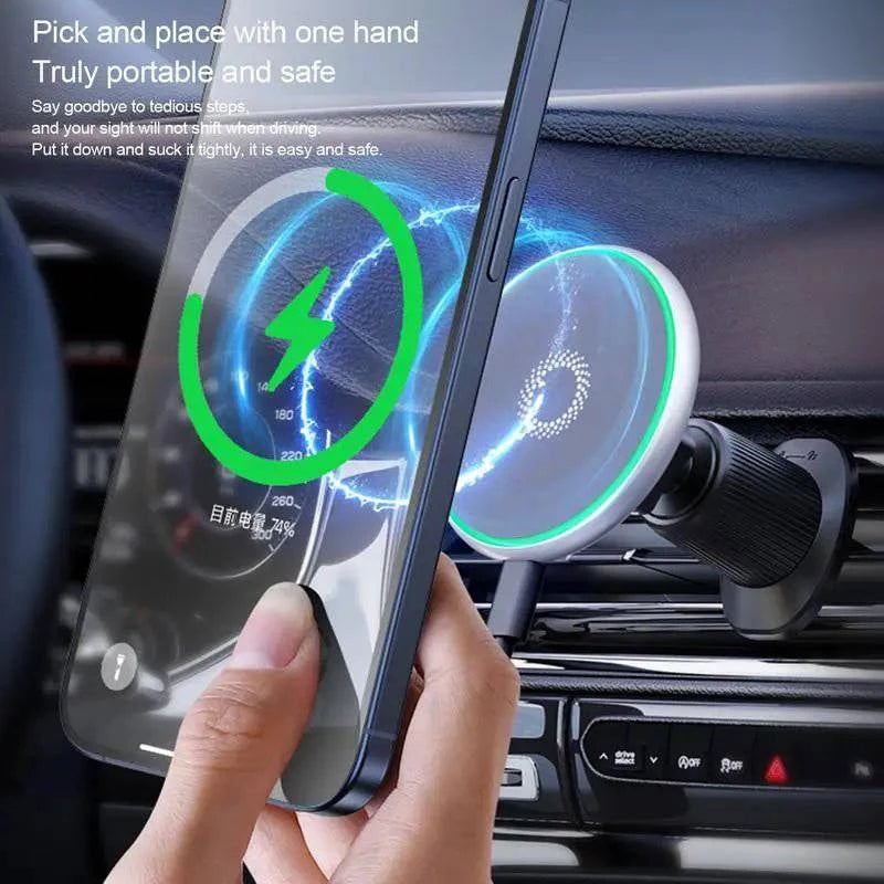 Wireless Car Mount Magnetic Charger - Joomcy