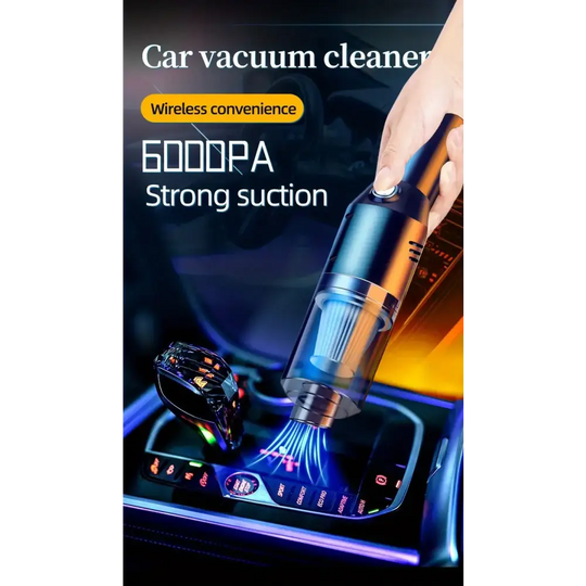 Wireless Car Vacuum Cleaner with Powerful Suction