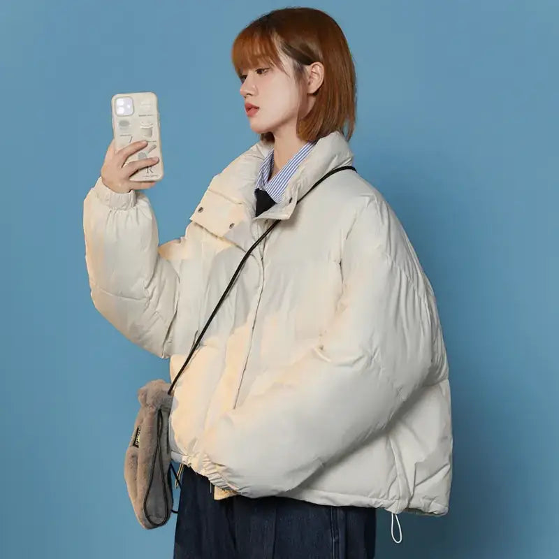 Women's 2022 Autumn Winter Loose Cotton Jacket