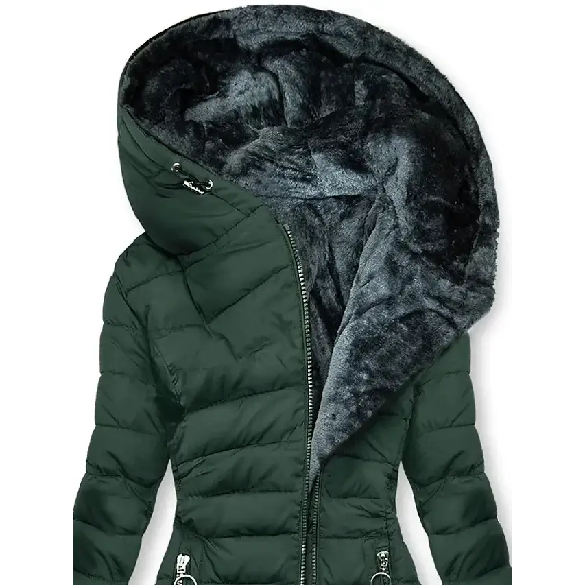 Women's Hooded Mid-length Cotton Coat