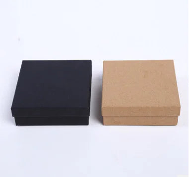 Vintage Leather Paper Earring Ring Box Jewelry Packaging - Joomcy