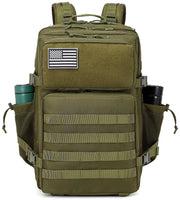 Imyth Tactical Military Backpack for Men and Women 25L/35L/45L 3 Day Assault Rucksack Molle Backpacks with Bottle HolderGreen