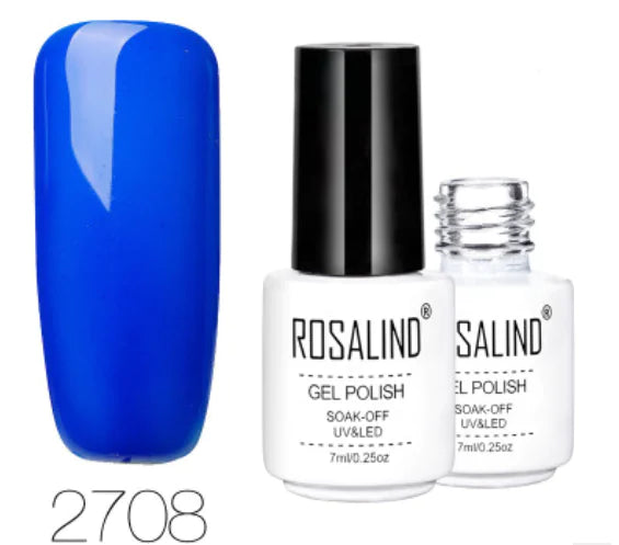 RC Series Blue Solid Eco-Friendly UV Nail Gel 10ml