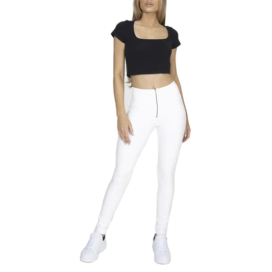 Elastic PU Leather Fitness Pants for Autumn/Winter - Joomcy