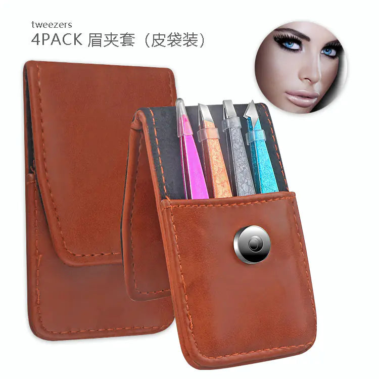 Double-Sided Stainless Steel Tweezers Beauty Set - Joomcy