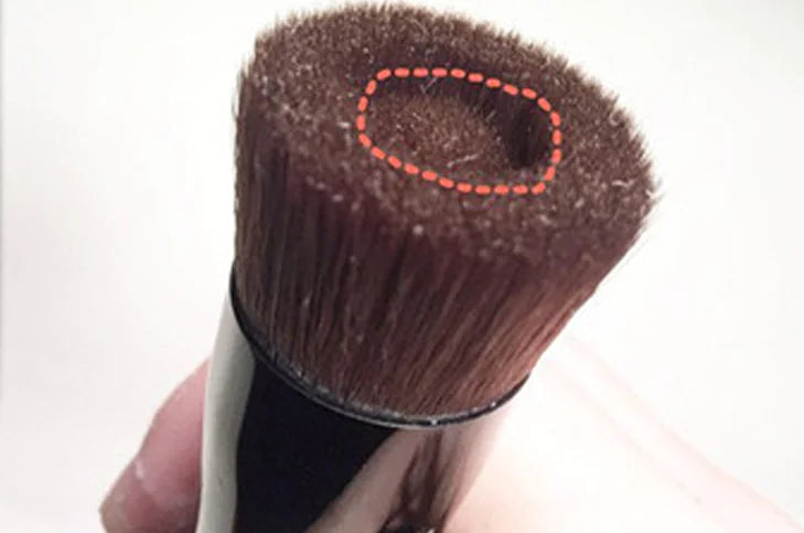 Ash Wood Contour Foundation Brush - Joomcy