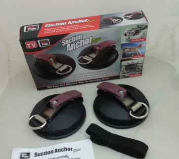 Powerful Car Suction Cup with Anchor and Straps