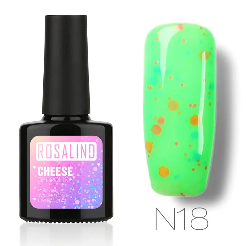 ROSALIND Gel Polish - Orange Dot Cheese Nail Gel