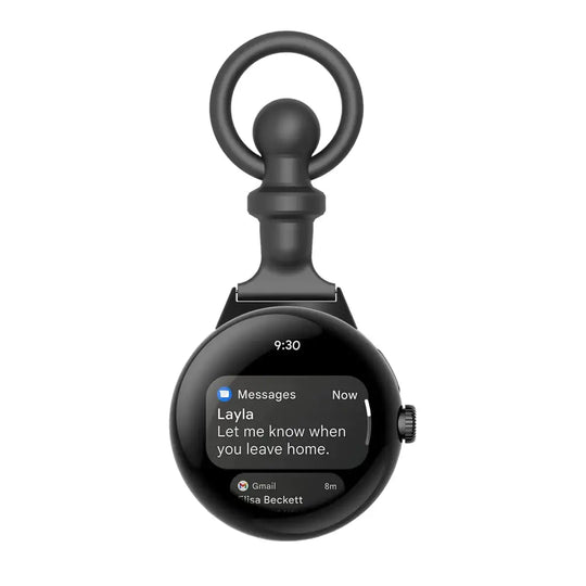 yothchose Compatible with Google Pixel Watch 3 41mm /Google Pixel/Google Pixel 2 Watch Fob Keychain Pocket Watch Clip Nurse Doctors Strap Silicone Rubber Replacement Band
