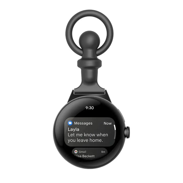 yothchose Compatible with Google Pixel Watch 3 41mm /Google Pixel/Google Pixel 2 Watch Fob Keychain Pocket Watch Clip Nurse Doctors Strap Silicone Rubber Replacement Band