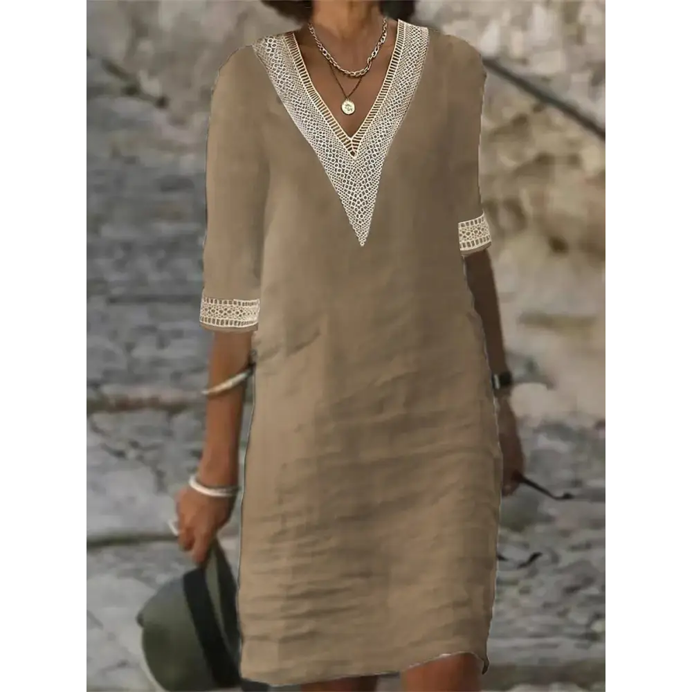 YZ1224 Women's Casual Loose Dress for Fall/Winter