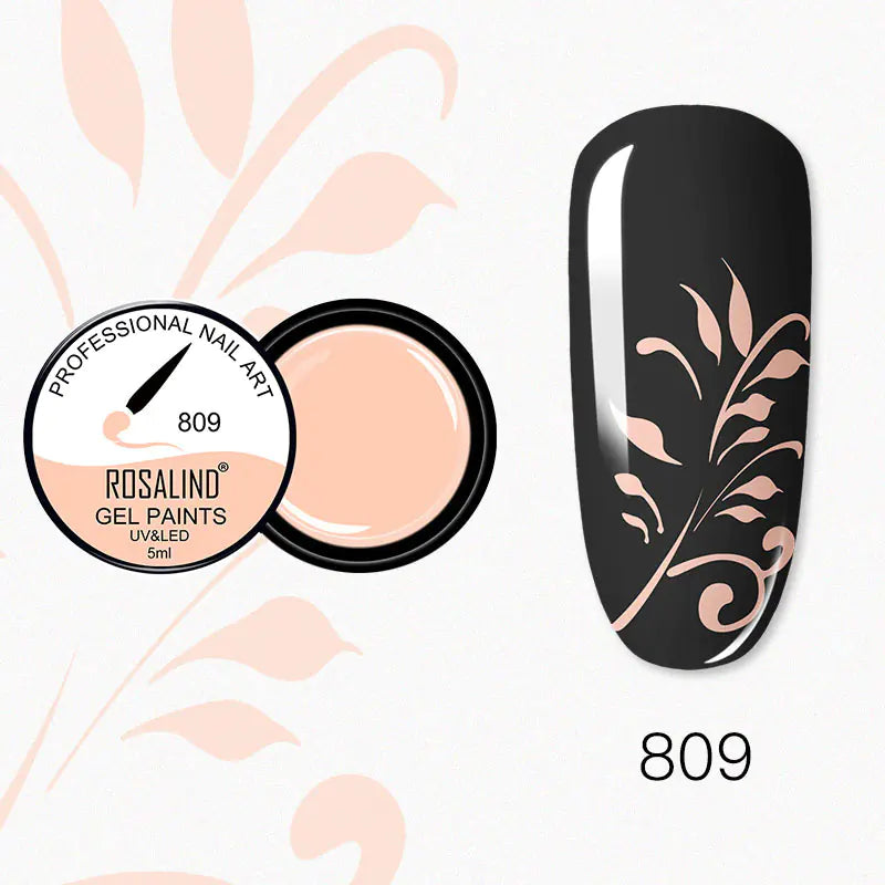 Rosalind 142 Color Gel Nail Polish for Art and Design