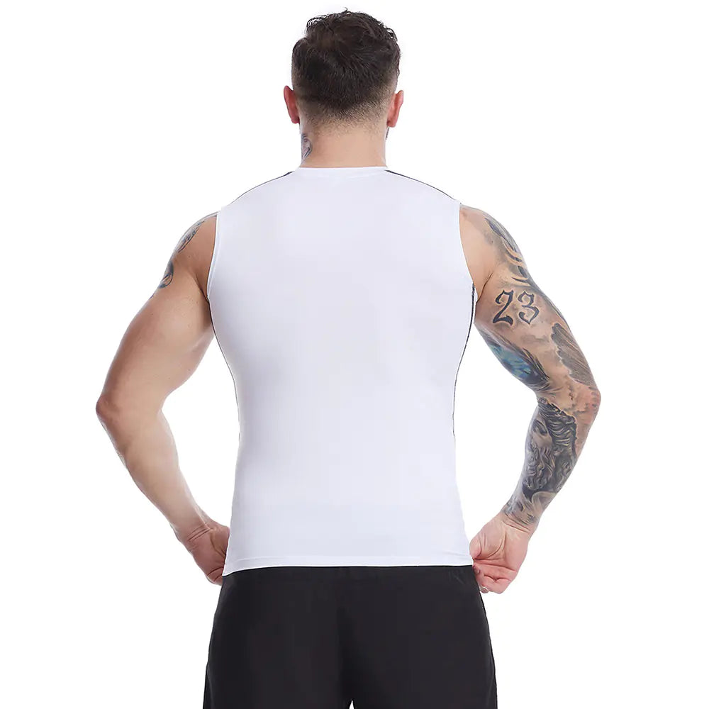 Men's Sleeveless Workout Tank Top - Breathable Quick-Dry