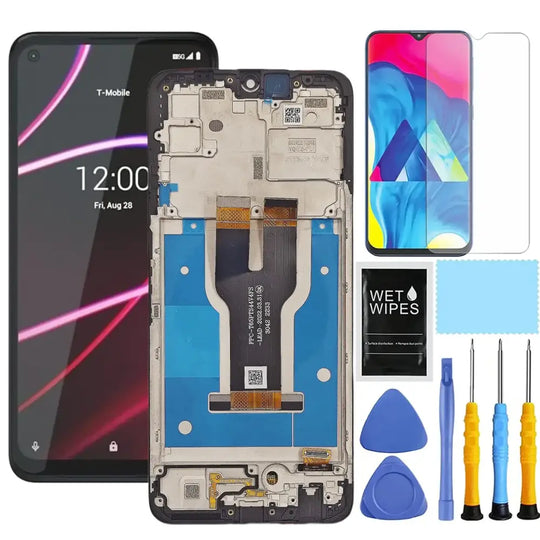 ZTOOYO for T-Mobile Revvl 6 5G Screen Replacement kit for Revvl 6 Screen Replacement Kit TMAF025G LCD Display digitizer Touch Screen Assembly with Repair Part Tools 6.5 inch