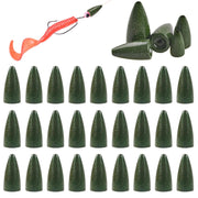 Fishing Weights Sinkers Bullet Fishing Weights Worm Sinkers Painted Slip Sinkers for Bass Fishing Texas Rigs Carolina Rigs Saltwater Freshwater Fishing Tackle